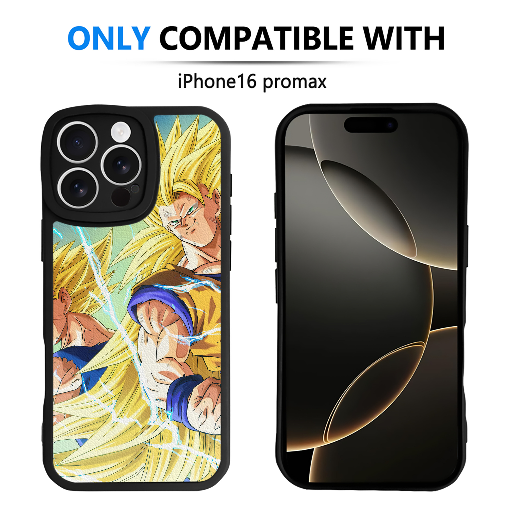 （画像用） ドラゴンボール DRAGON BALL 【iPhone 16シリーズ対応】シリコンスマホケース（レザー調） 材質：シリコン